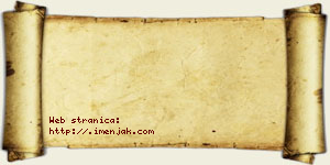 Jovana Kaljević vizit kartica